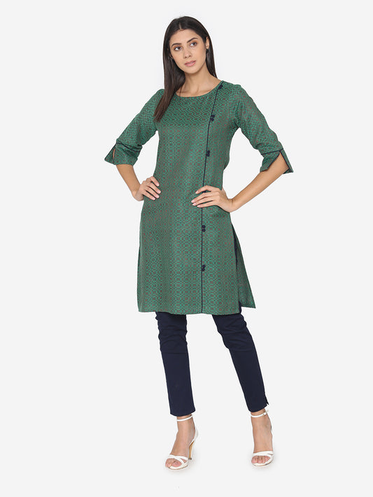 Premium cotton Doby Kurta with Dual Shade