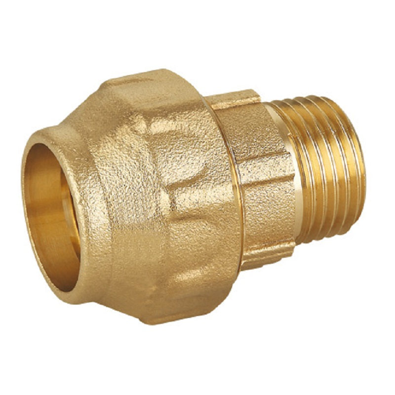 Brass Male Adaptor 20 x 1/2" -25 Units