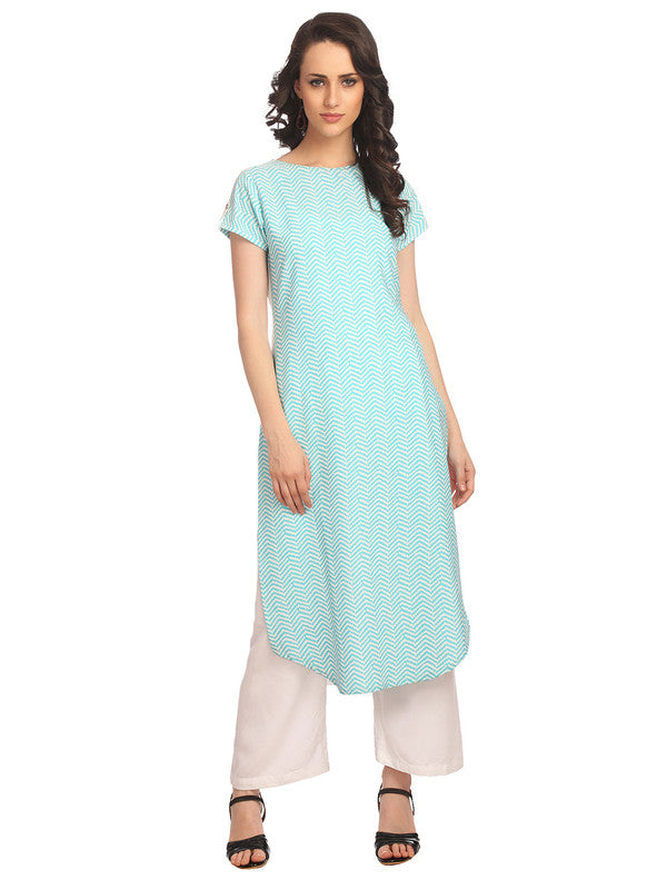 Crepe Printed  Kurta